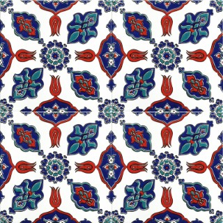 20x20 cm Çini Karo P-8(2)